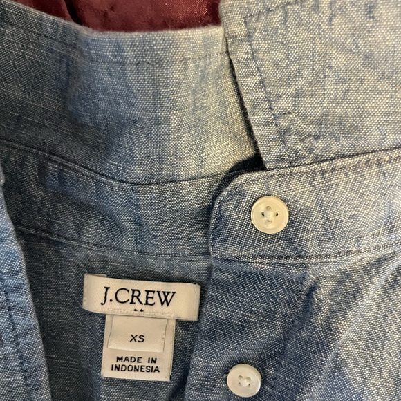 J. Crew Tops - J.Crew Light Blue Chambray Shirt XS